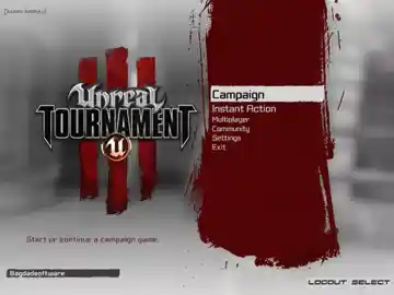 Unreal Tournament 3 (USA) screen shot title